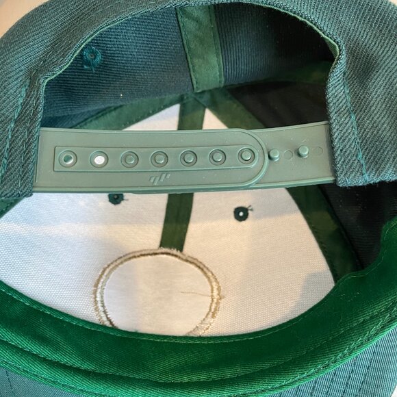 Alpha Bull Green Cap Adjustable Snap Back The Classics Yupoong - Picture 6 of 7
